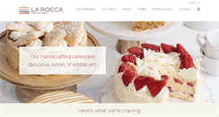 Desktop Screenshot of laroccacakes.com