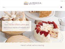 Tablet Screenshot of laroccacakes.com